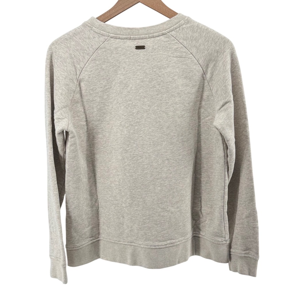 Barbour‎ Westbury Overlayer Women 8 Gray You Had Me At Woof Dog Crew Sweatshirt - Picture 5 of 9